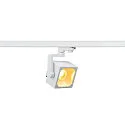 LED 3-Phase Spot EURO CUBE, 28,5W, 3000K, 60°, incl. 3-Phase-adaptor, white