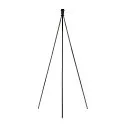 FENDA Floor lamp II tripod, E27 max. 40W, H 133.5cm, shade excl., chrome