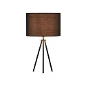 SLV Table lamp FENDA BASE II Tripod, E27 max. 40W, shade excl., black