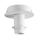SLV Ceiling luminaire FENDA E27 Ceiling canopy, shade excl., white