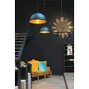 SLV Pendant luminaire  FORCHINI M PD-1 50 cm, black / gold