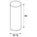 Accessories for FENDA Shade, Ø150, cylindrical