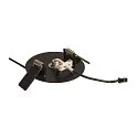 SLV Premium LED Pendant luminaire HELIA 30 PD, Recessed luminaire, 7.5W 3000K 550lm 40°, black