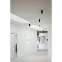 SLV Premium LED Pendant luminaire HELIA 40 PD, Recessed luminaire, 9W 3000K 720lm 30°, black