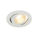 LED Recessed luminaire CONTONE ROUND Downlight, adjustable, white