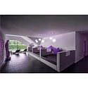 Pendant luminaire ROTOBALL 40, white, E27