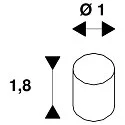 FEED-IN, for TENSEO low-voltage wire system, 2 items