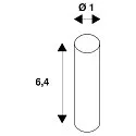INSULATING CONNECTOR, for TENSEO low-voltage wire system, 2 items