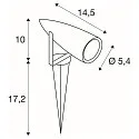 LED Spot SYNA LED Outdoor luminaire, 8,6W, 50°, 3000K, IP55