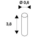 SLV Screw-setstainless steel M5 incl. dowel and washers