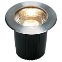 SLV Outdoor luminaire DASAR® 215 UNI Floor recessed luminaire, with round Stainless steel cover round cover