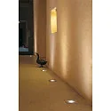 SLV Outdoor luminaire DASAR SQUARE GU10 Recessed luminaire Stainless steel cover