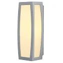 Wall luminaire MERIDIAN BOX with sensor (Motion Detector), silver grey
