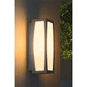 SLV Wall luminaire MERIDIAN BOX with sensor (Motion Detector), silver grey