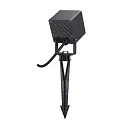Outdoor LED spot NAUTILUS 10 CUBE, IP65 IK04, 9W 3000K 520lm 45°, anthracite