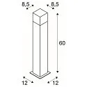 SLV Outdoor luminaire GRAFIT Floor lamp, anthracite, height 60cm