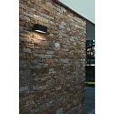 SLV Wall luminaire BOX R7S, square, R7s, max. 80W,, anthracite