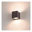 SLV Outdoor Wall luminaire SITRA CUBE, UP/DOWN, IP44, 2x GX53 TCR-TSE max. 9W, anthracite