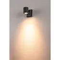 SLV Wall luminaire NEW MYRA WALL Outdoor luminaire, GU10, max. 50W, IP55, anthracite