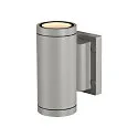 Wall luminaire NEW MYRA UP-DOWN Outdoor luminaire, 2xGU10, max. 2x35W, IP55, silver grey