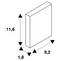 Frame for Surface mounting MYRALED WALL, ENOLA_C OUT