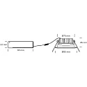 recessed luminaire VELIA LOW PROFILE round IP44, white matt dimmable 5,5W 310lm 2700K