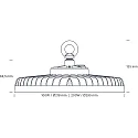 SLV hall spot ECOTECH HIGHBAY IP65, black matt 