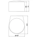 ACB outdoor wall luminaire ANIA IP65, anthracite 