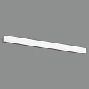 ACB LED wall luminaire BOX 16/3200-90, IP44, 89cm, silver, 15W 4000K 1100lm