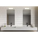 ACB mirror luminaire ALDO 16/3432-35 IP44, chrome, opal