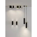 ACB wall luminaire LUX 16/3989-2 IP20, black, black glossy