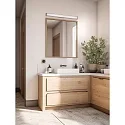 ACB mirror luminaire DUNE 16/3992-90 IP44, chrome, opal