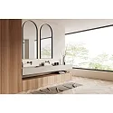 ACB mirror without lighting GIORGIA 3994, black