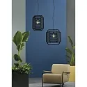ACB pendant luminaire CORDA 50 E27 IP20, black 