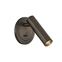 wall recessed luminaire ATRIA 16/3925 with switch, adjustable IP20, bronze