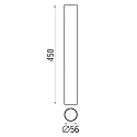 ACB ceiling luminaire ZOOM 45 GU10 IP20, black 