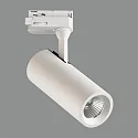 ACB LED 3-phase track spot ISQUIA 4117/6, COB, 13W 3000K 1200lm, CRI-95, adjustable, incl. adapter, white
