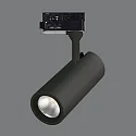 ACB LED 3-phase track spot ISQUIA 4117/6, COB, 13W 3000K 1200lm, CRI-95, adjustable, incl. adapter, black