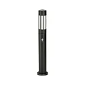 Bollard light Type No. 2249 with motion sensor (Type 2019), IP44, 90cm, E27 QA55 max. 57W, cast alu / opal glass, black