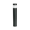 LED Bollard light Type No. 2274, round, IP54 IK08, 360° symmetrical, 22W 3000K 2200lm, aluminum / plastic opal, black matt