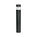 LED Bollard light Type No. 2275, round, IP54 IK08, 360° indirect symmetrical, 22W 3000K 2200lm, aluminum, clear + opal, black