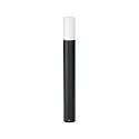 LED Bollard light Type No. 2277, IP44, height 90cm, 10W 3000K 900lm, cast alu / opal glass, dimmable, black matt