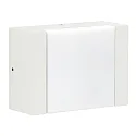 LED Outdoor Wall luminaire Type No. 0331, flat light distributor, IP54, 5W 3000K 480lm, cast alu, acrylic, dimmable, white