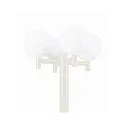 Outdoor Top Ø 6cm for 4 Ball luminaires (35/45cm), Type No. 1017, white