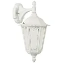 Outdoor Wall luminaire Country style Type No. 1819, hanging with wall bracket, IP23, E27 QA55 57W, cast alu / glass, white
