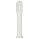 Bollard light Type No. 2015, IP44, height 83.5cm, E27 QA55 max. 57W, cast alu / opal glass, white matt