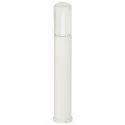 Bollard light Type No. 2221, IP44, height 90cm, E27 QA55 max. 57W, cast alu / opal glass, white matt
