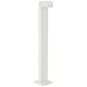 LED Path light Type No. 2228, IP44, height 70cm, 230V AC/DC, 3W 3000K 330lm, cast alu / satined, white matt