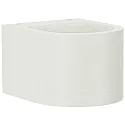 LED Outdoor Wall spot Type No. 2340 - 2-sided, wide/wide, rond, IP44, 230V AC/DC, 2x 3W 3000K 330lm, glass, white