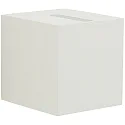 LED Outdoor Wall spot Type No. 2416 - 2-sided, tight/wide, square, IP44, 230V AC/DC, 13.4W 3000K 1200lm, lens + glass, white